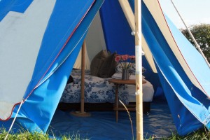 Bell Tent Camping 01 - Hilltop Hideaways